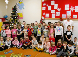 O bezpieczeństwie w przedszkolu z miłymi gośćmi!
