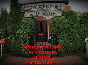 Witamy w Przedszkolu!